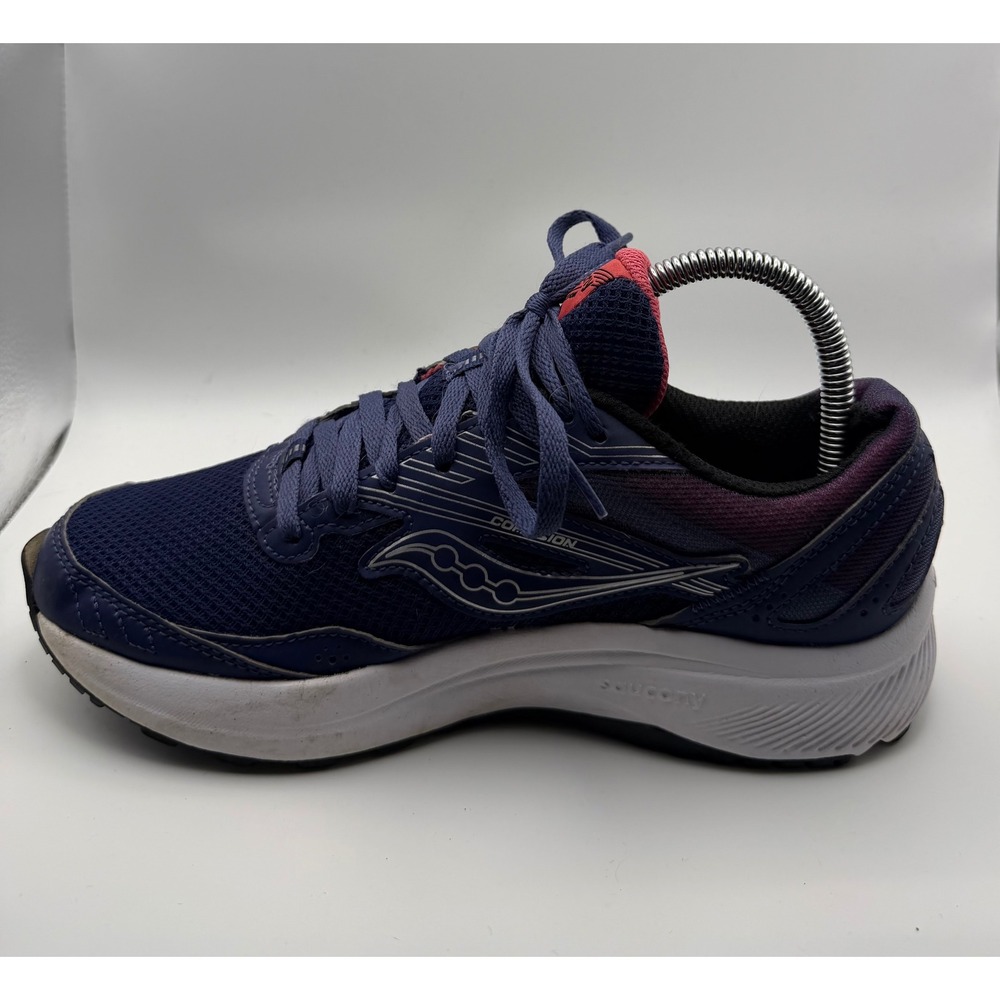 Saucony Cohesion 13 Running Shoes Womens 7.5 Navy Berry Good S10701-18 Mesh